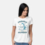 Friendly Until Hungry-Womens-Basic-Tee-XYZ Studio