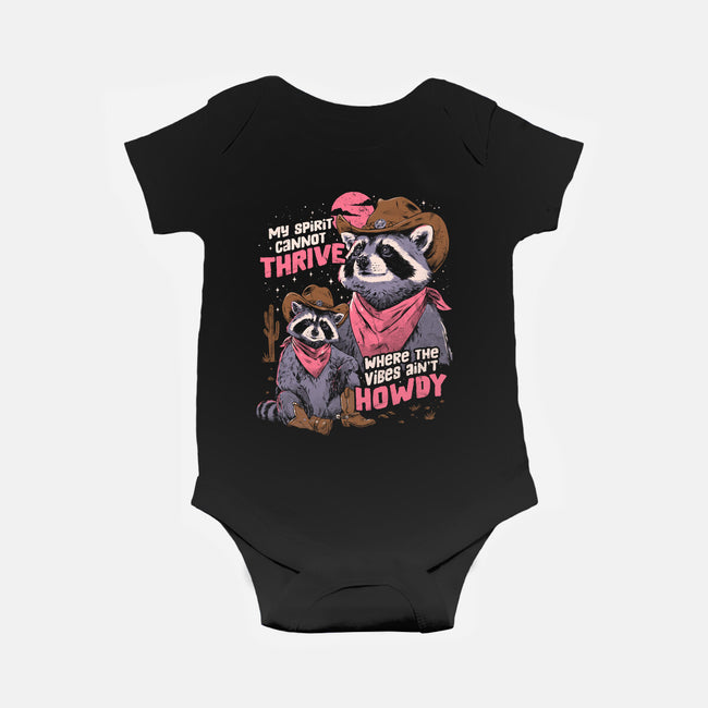 Howdy Vibes-Baby-Basic-Onesie-eduely