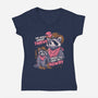 Howdy Vibes-Womens-V-Neck-Tee-eduely