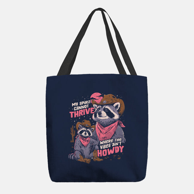Howdy Vibes-None-Basic Tote-Bag-eduely