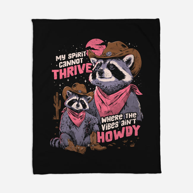Howdy Vibes-None-Fleece-Blanket-eduely