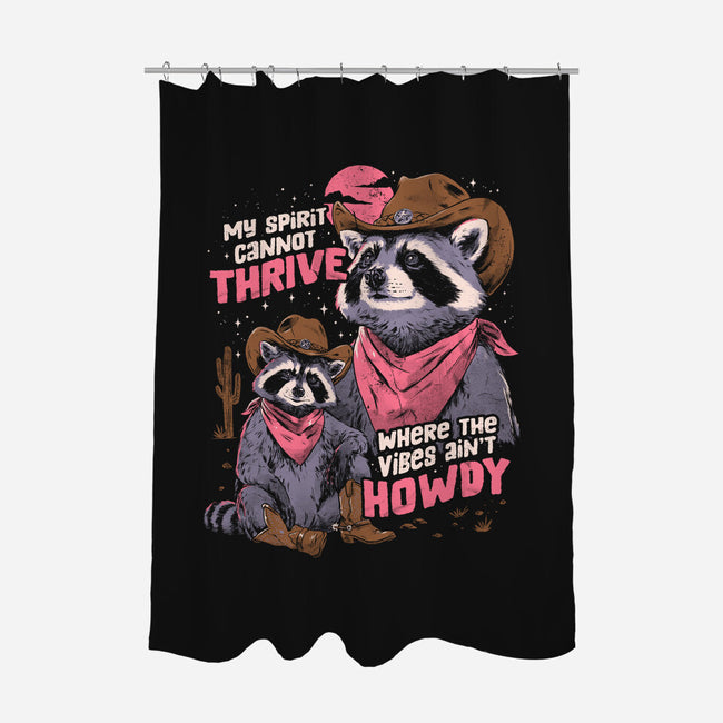 Howdy Vibes-None-Polyester-Shower Curtain-eduely