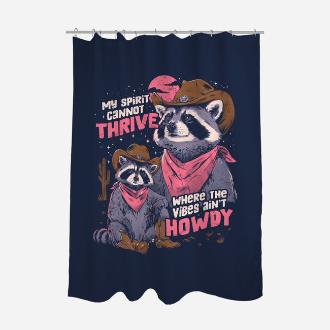 Howdy Vibes-None-Polyester-Shower Curtain-eduely