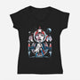 The Warriors Of The Planets-Womens-V-Neck-Tee-zascanauta