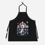 The Warriors Of The Planets-Unisex-Kitchen-Apron-zascanauta