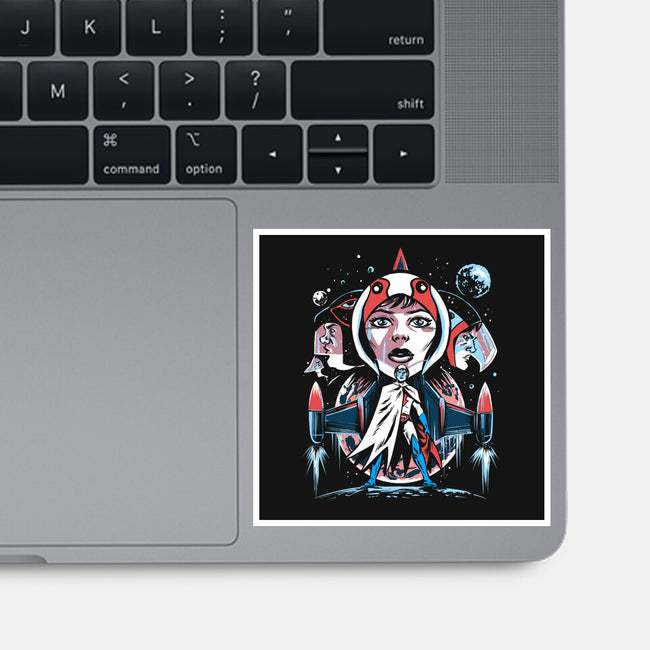 The Warriors Of The Planets-None-Glossy-Sticker-zascanauta