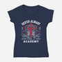 Seifer Almasy Academy Emblem-Womens-V-Neck-Tee-LAGELANTEE