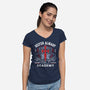 Seifer Almasy Academy Emblem-Womens-V-Neck-Tee-LAGELANTEE