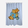 Kittoast-None-Polyester-Shower Curtain-Vallina84