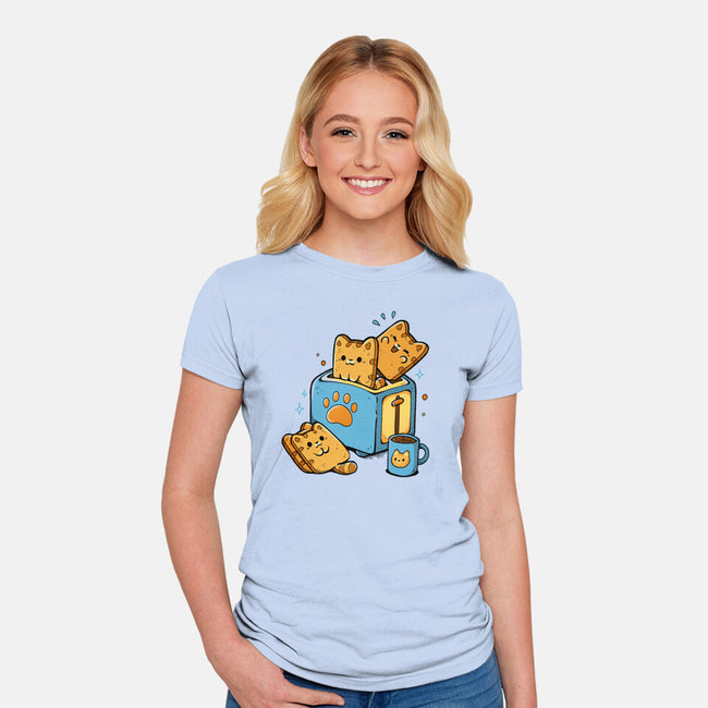 Kittoast-Womens-Fitted-Tee-Vallina84