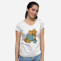 Kittoast-Womens-V-Neck-Tee-Vallina84