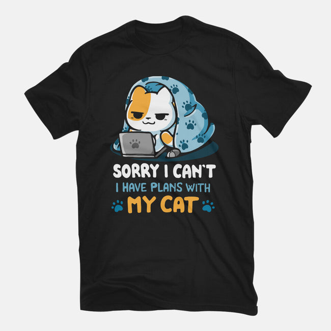 I Have Plans With My Cat-Unisex-Basic-Tee-Vallina84