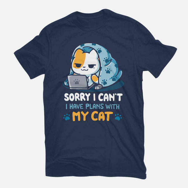 I Have Plans With My Cat-Unisex-Basic-Tee-Vallina84