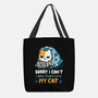 I Have Plans With My Cat-None-Basic Tote-Bag-Vallina84