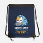 I Have Plans With My Cat-None-Drawstring-Bag-Vallina84