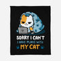 I Have Plans With My Cat-None-Fleece-Blanket-Vallina84