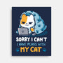 I Have Plans With My Cat-None-Stretched-Canvas-Vallina84