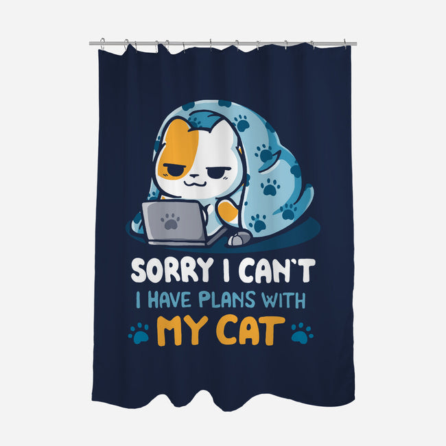 I Have Plans With My Cat-None-Polyester-Shower Curtain-Vallina84
