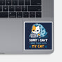 I Have Plans With My Cat-None-Glossy-Sticker-Vallina84