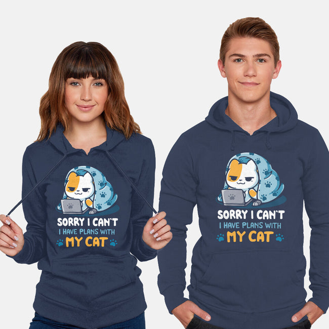 I Have Plans With My Cat-Unisex-Pullover-Sweatshirt-Vallina84