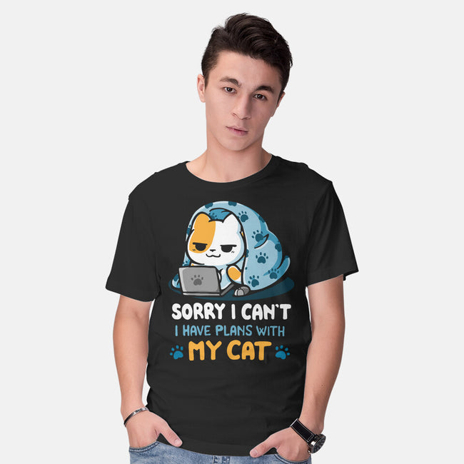 I Have Plans With My Cat-Mens-Basic-Tee-Vallina84