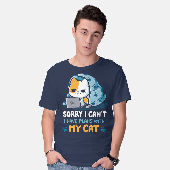 I Have Plans With My Cat-Mens-Basic-Tee-Vallina84