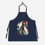 Origami Parrot-Unisex-Kitchen-Apron-NemiMakeit