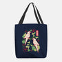 Origami Parrot-None-Basic Tote-Bag-NemiMakeit