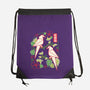 Origami Parrot-None-Drawstring-Bag-NemiMakeit