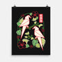 Origami Parrot-None-Matte-Poster-NemiMakeit