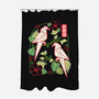 Origami Parrot-None-Polyester-Shower Curtain-NemiMakeit