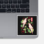 Origami Parrot-None-Glossy-Sticker-NemiMakeit