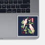 Origami Parrot-None-Glossy-Sticker-NemiMakeit