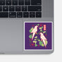 Origami Parrot-None-Glossy-Sticker-NemiMakeit