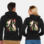Origami Parrot-Unisex-Zip-Up-Sweatshirt-NemiMakeit