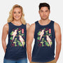 Origami Parrot-Unisex-Basic-Tank-NemiMakeit