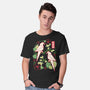 Origami Parrot-Mens-Basic-Tee-NemiMakeit