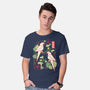 Origami Parrot-Mens-Basic-Tee-NemiMakeit