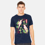 Origami Parrot-Mens-Heavyweight-Tee-NemiMakeit