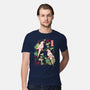 Origami Parrot-Mens-Premium-Tee-NemiMakeit