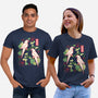 Origami Parrot-Unisex-Basic-Tee-NemiMakeit