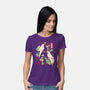 Origami Parrot-Womens-Basic-Tee-NemiMakeit