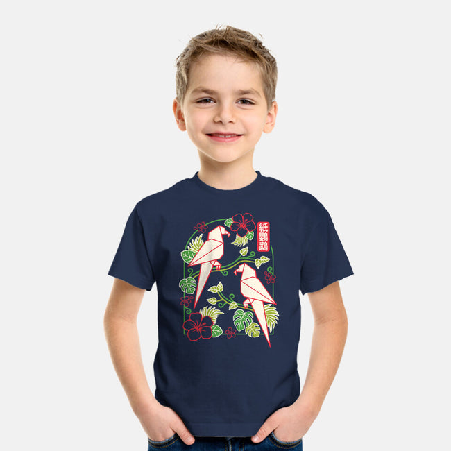 Origami Parrot-Youth-Basic-Tee-NemiMakeit