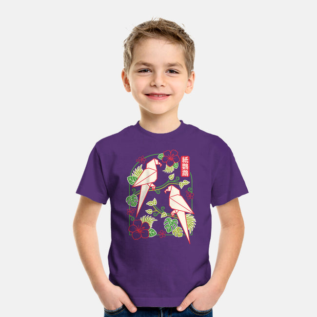 Origami Parrot-Youth-Basic-Tee-NemiMakeit