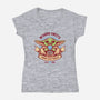 Blue Cookies Lover-Womens-V-Neck-Tee-Alundrart
