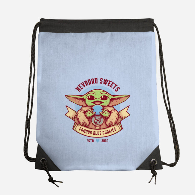 Blue Cookies Lover-None-Drawstring-Bag-Alundrart
