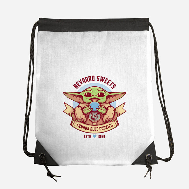 Blue Cookies Lover-None-Drawstring-Bag-Alundrart