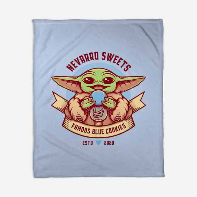 Blue Cookies Lover-None-Fleece-Blanket-Alundrart