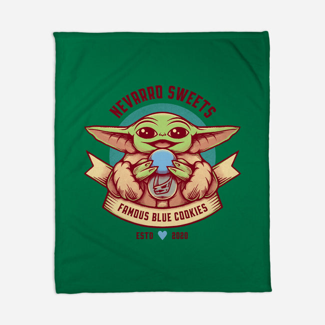Blue Cookies Lover-None-Fleece-Blanket-Alundrart