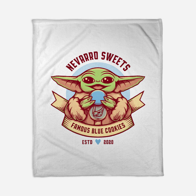 Blue Cookies Lover-None-Fleece-Blanket-Alundrart